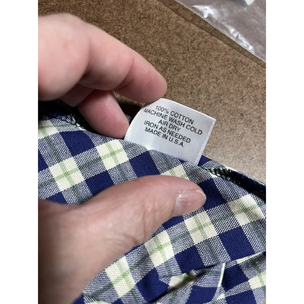 Longaberger Basket Liner Blue Ribbon Plaid Liner Canning Basket Liner